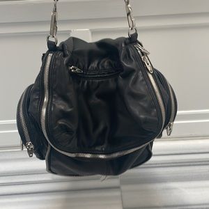 Alexander Wang Black Lambskin Shoulder Bag Like New